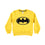 POLERON DE BATMAN CERRADO AMARILLO PARA NIÑO