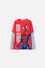 POLERA DE SPIDER-MAN MANGA LARGA ROJA PARA NIÑO