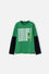 POLERA DE MINECRAFT MANGA LARGA PARA NIÑO