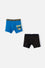 PACK X2 BOXER DE BATMAN AZUL Y NEGRO PARA NIÑO