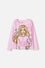 POLERA DE LA BARBIE MANGA LARGA PARA NIÑA
