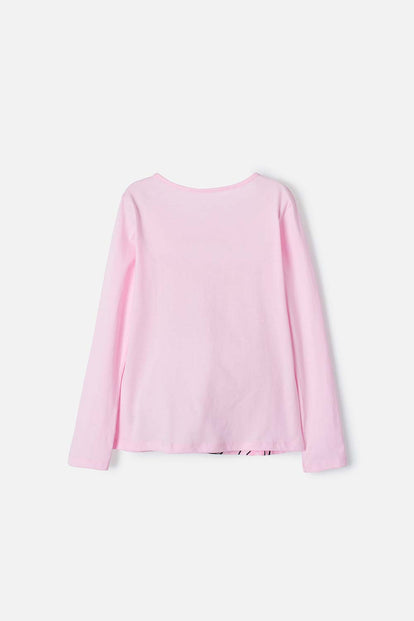 POLERA DE LA BARBIE MANGA LARGA PARA NIÑA