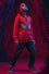 POLERÓN DE SPIDERMAN CERRADO ROJO Y NEGRO PARA NIÑO
