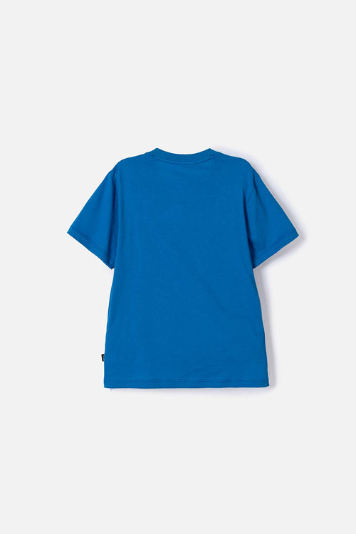 POLERA DE SUPERMAN MANGA CORTA AZUL PARA NIÑO