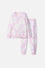 CONJUNTO DE BARBIE CON PANTALÓN LARGO ROSA PASTEL PARA NIÑA