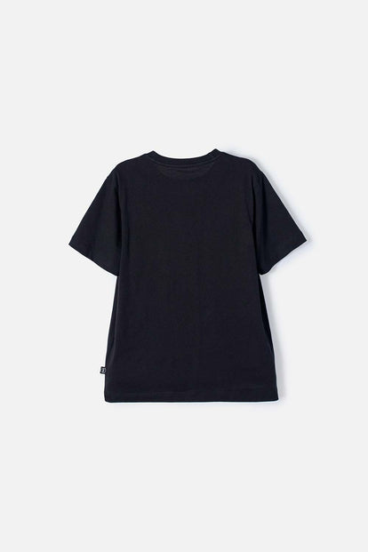POLERA CÓMO ENTRENAR A TU DRAGÓN NEGRA MANGA CORTA PARA NIÑO