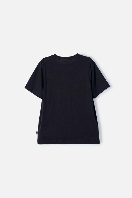 POLERA CÓMO ENTRENAR A TU DRAGÓN NEGRA MANGA CORTA PARA NIÑO