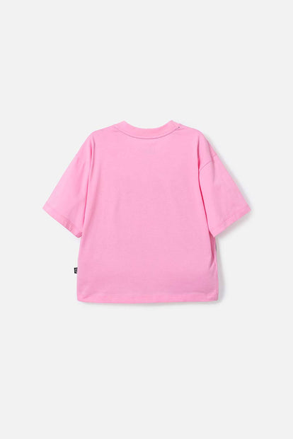 POLERA DE LAS CHICAS SUPERPODEROSAS ROSADO PARA NIÑA