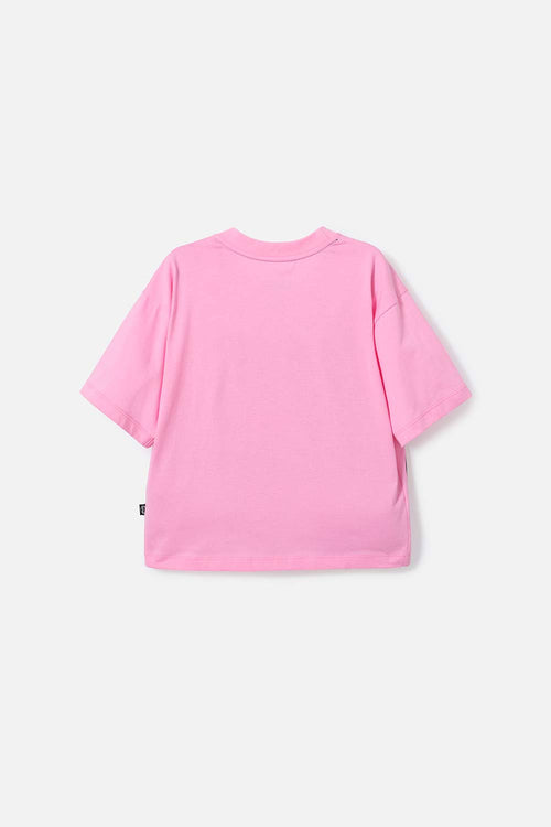 POLERA DE LAS CHICAS SUPERPODEROSAS ROSADO PARA NIÑA