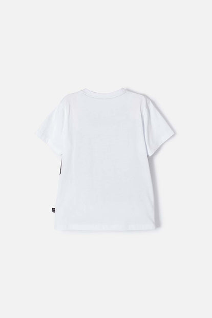 POLERA CÓMO ENTRENAR A TU DRAGÓN BLANCA MANGA CORTA PARA NIÑO