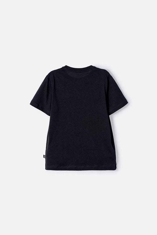POLERA DE MICKEY MOUSE NEGRA MANGA CORTA PARA NIÑO