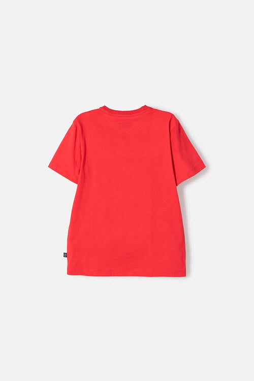 POLERA DE SONIC MANGA CORTA ROJO PARA NIÑO