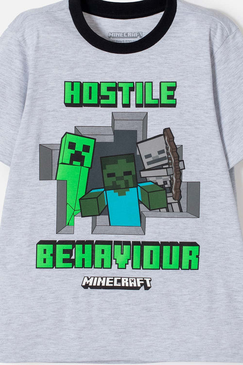 PIJAMA DE MINECRAFT PANTALÓN LARGO MULTICOLOR PARA NIÑO