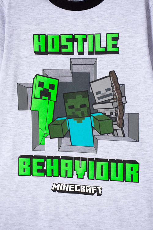 PIJAMA DE MINECRAFT PANTALÓN LARGO MULTICOLOR PARA NIÑO