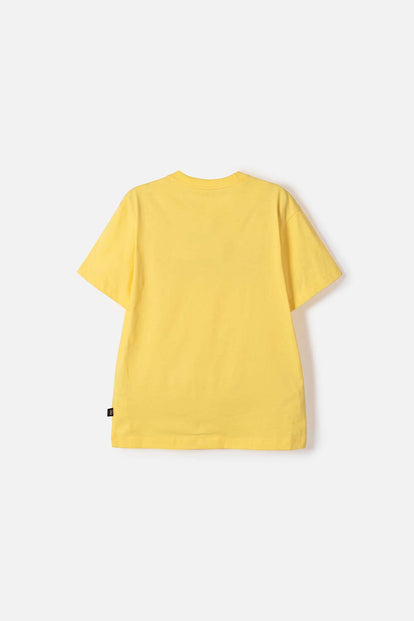 POLERA DE LOS SIMPSONS MANGA CORTA AMARILLA PARA NIÑO