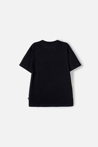 POLERA DE LA NASA MANGA CORTA NEGRO PARA NIÑO