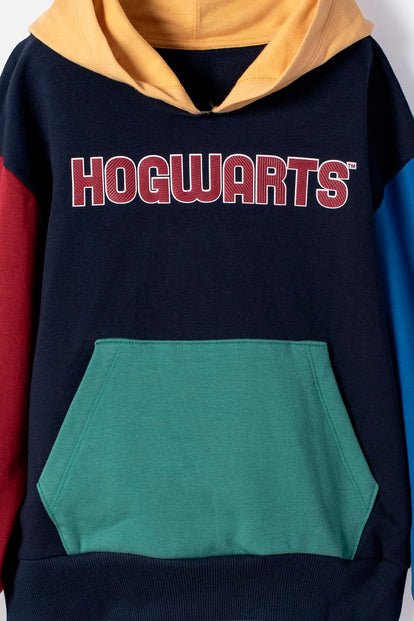 POLERON DE HARRY POTTER CON CAPUCHA MULTICOLOR PARA NIÑO