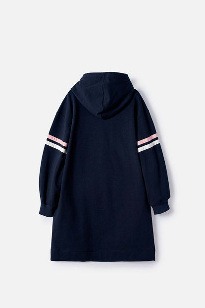 VESTIDO DE HARRY POTTER CON CAPUCHA AZUL PARA NIÑA