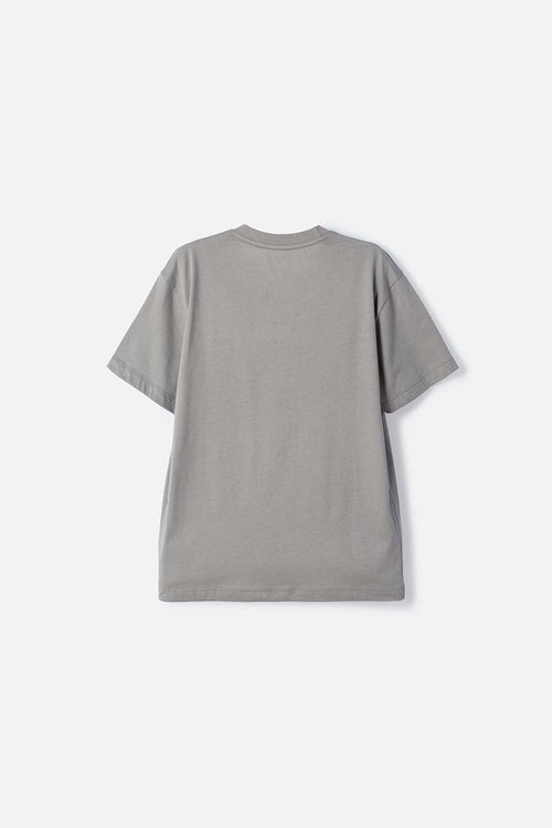 POLERA DE BATMAN MANGA CORTA GRIS PARA NIÑO