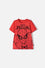 POLERA DE SPIDERMAN MANGA CORTA ROJA PARA NIÑO