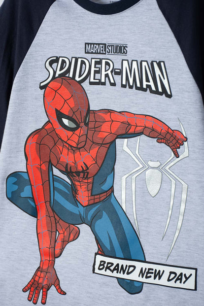 POLERA DE SPIDERMAN MANGA CORTA MULTICOLOR PARA NIÑO