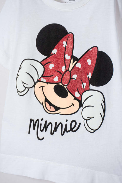 CONJUNTO DE MINNIE MOUSE PANTALÓN AMPLIO MULTICOLOR PARA NIÑA