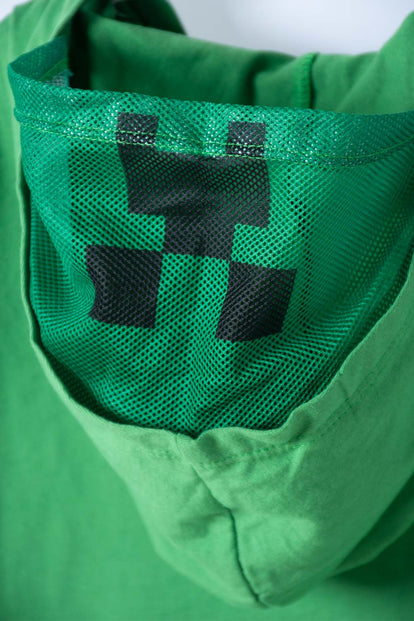CONJUNTO DE MINECRAFT CON JOGGER VERDE Y NEGRO PARA NIÑO