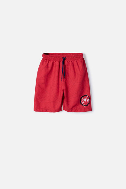 PANTALONETA DE BAÑO DE SPIDERMAN CON CORDÓN PARA NIÑO
