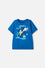 POLERA DE SONIC MANGA CORTA AZUL PARA NIÑO
