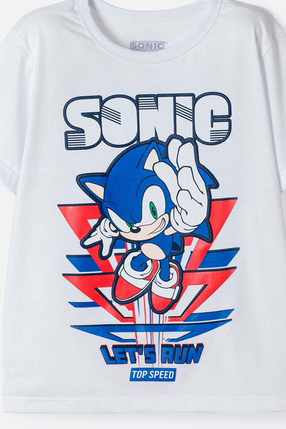 PIJAMA DE SONIC PANTALÓN LARGO MULTICOLOR PARA NIÑO