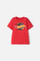 POLERA  DE HOT WHEELS MANGA CORTA ROJO PARA NIÑO