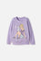POLERÓN DE BARBIE CERRADO VIOLETA PARA NIÑA