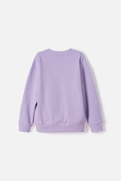 POLERÓN DE BARBIE CERRADO VIOLETA PARA NIÑA