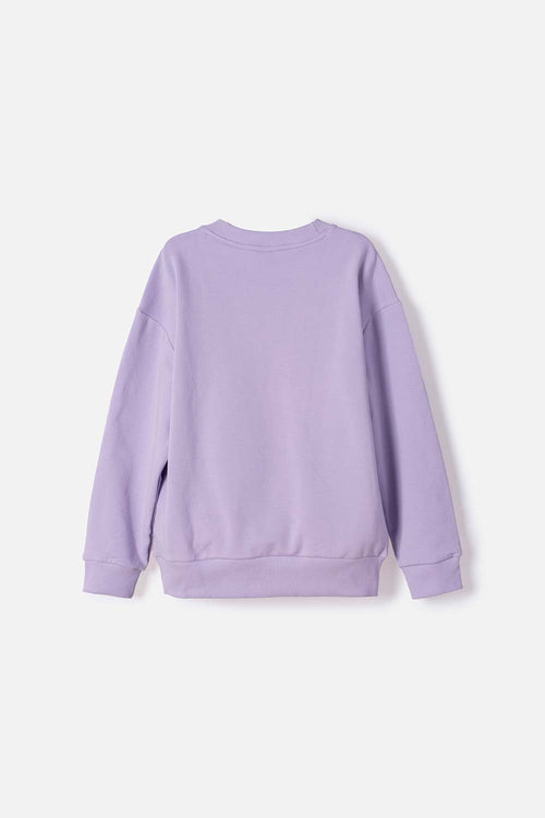 POLERÓN DE BARBIE CERRADO VIOLETA PARA NIÑA