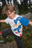 CAMISETA DE SONIC MANGA CORTA BLANCO PARA NIÑO