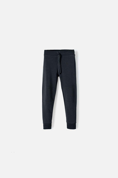 JOGGER LITTLEMIC CON CORDÓN GRIS PARA NIÑO