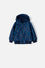 CHAQUETA LITTLEMIC AZUL CON CAPUCHA PARA BEBÉ NIÑO