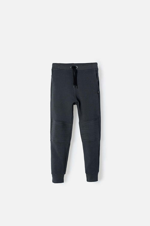 JOGGER DE MIC CON CORDÓN GRIS PARA NIÑO