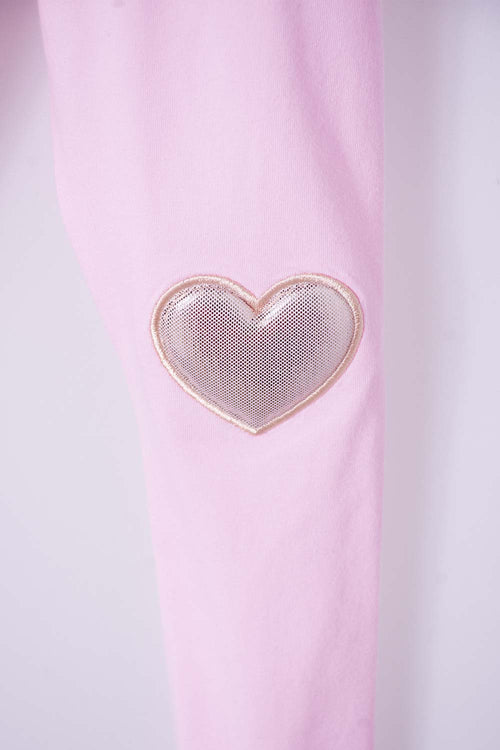 LEGGINS LITTLEMIC ROSADO PARA NIÑA 2T A 5T