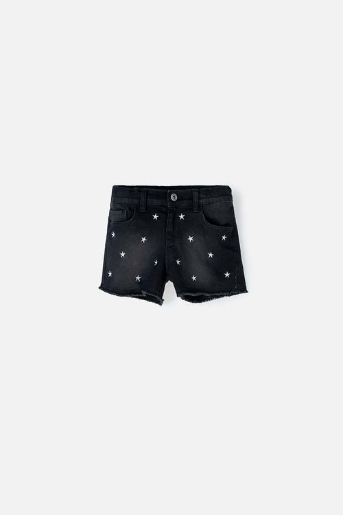 SHORT DE MIC INDIGO OSCURO PARA NIÑA