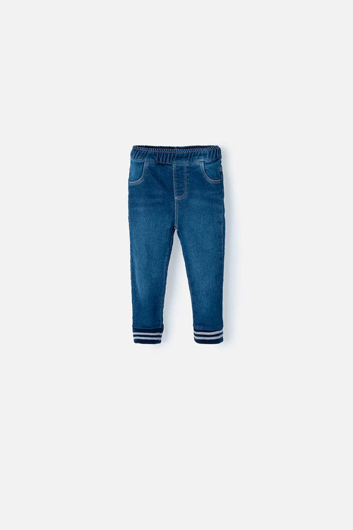 JEGGING DE LITTLEMIC INDIGO MEDIO PARA BEBE NIÑO