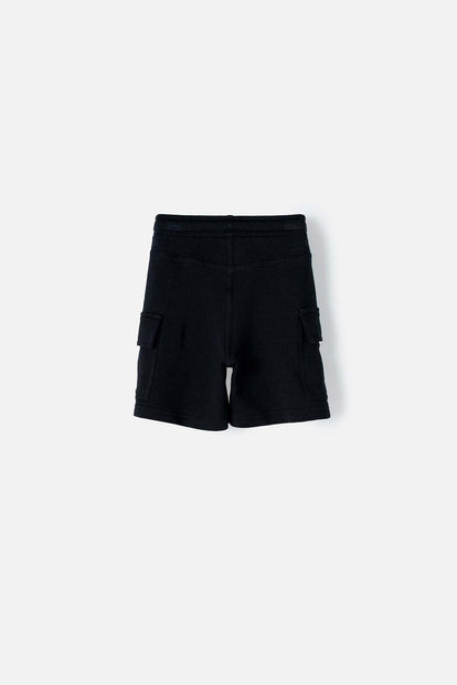 BERMUDA LITTLEMIC CON CORDÓN NEGRO PARA NIÑO 2T A 5T