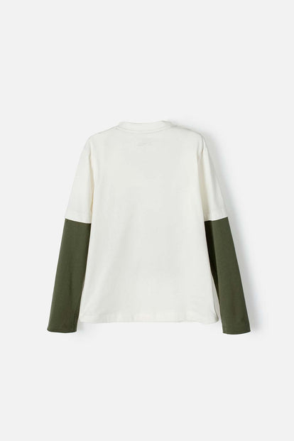 POLERA DE MIC MANGA LARGA PARA NIÑO