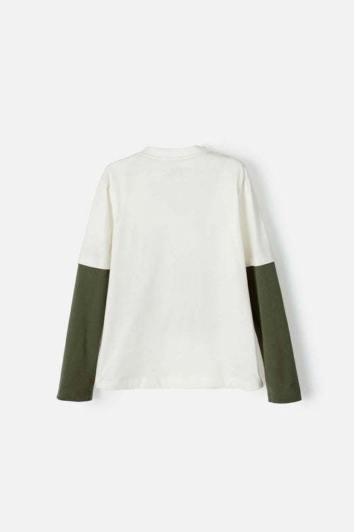 POLERA DE MIC MANGA LARGA PARA NIÑO