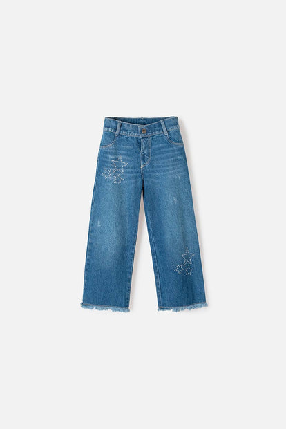 JEAN DE LITTLEMIC AZUL PARA NIÑA 2T A 5T