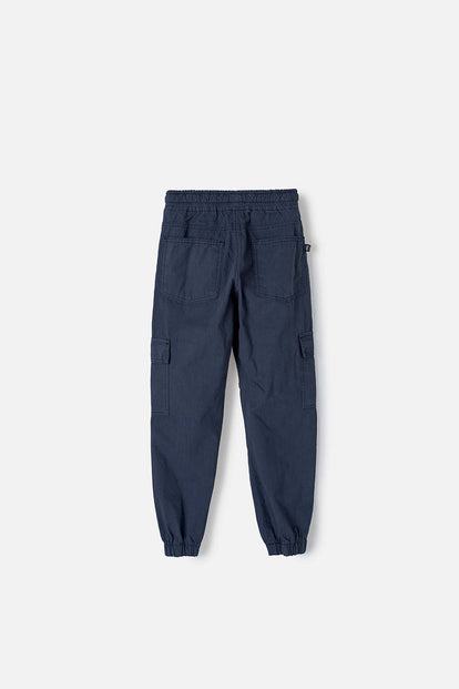 JOGGER DE MIC CON CORDÓN AZUL PARA NIÑO