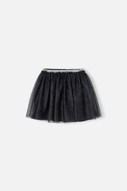 POLLERA DE MIC TIPO TUTÚ NEGRA PARA NIÑA