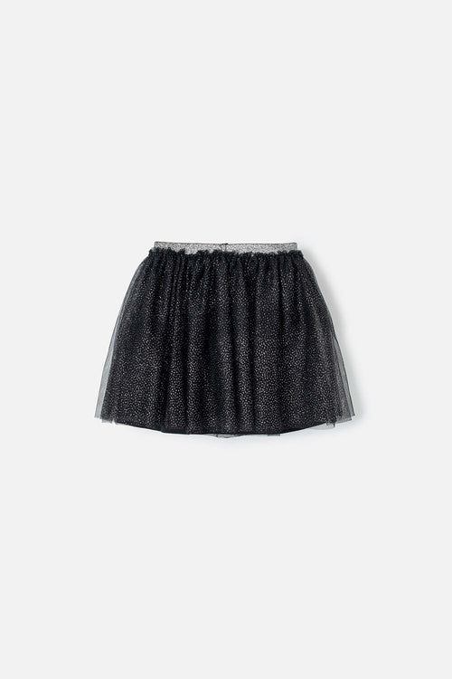 POLLERA DE MIC TIPO TUTÚ NEGRA PARA NIÑA