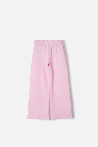 JOGGER DE MIC CON CORDÓN ROSADO PARA NIÑA