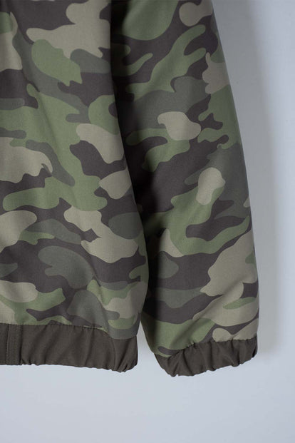 CHAQUETA LITTLEMIC CON CIERRE VERDE MILITAR NIÑO 2T A 5T